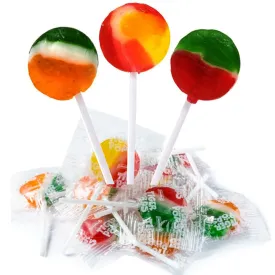 12 Bags Tiger Pops Flat Lollipops Suckers Candies Hard Candy Party Pinata 3.5oz