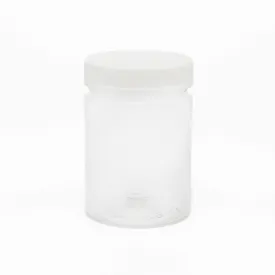 125ml Plastic Jar PET Bottle with Screw Lid 10pack