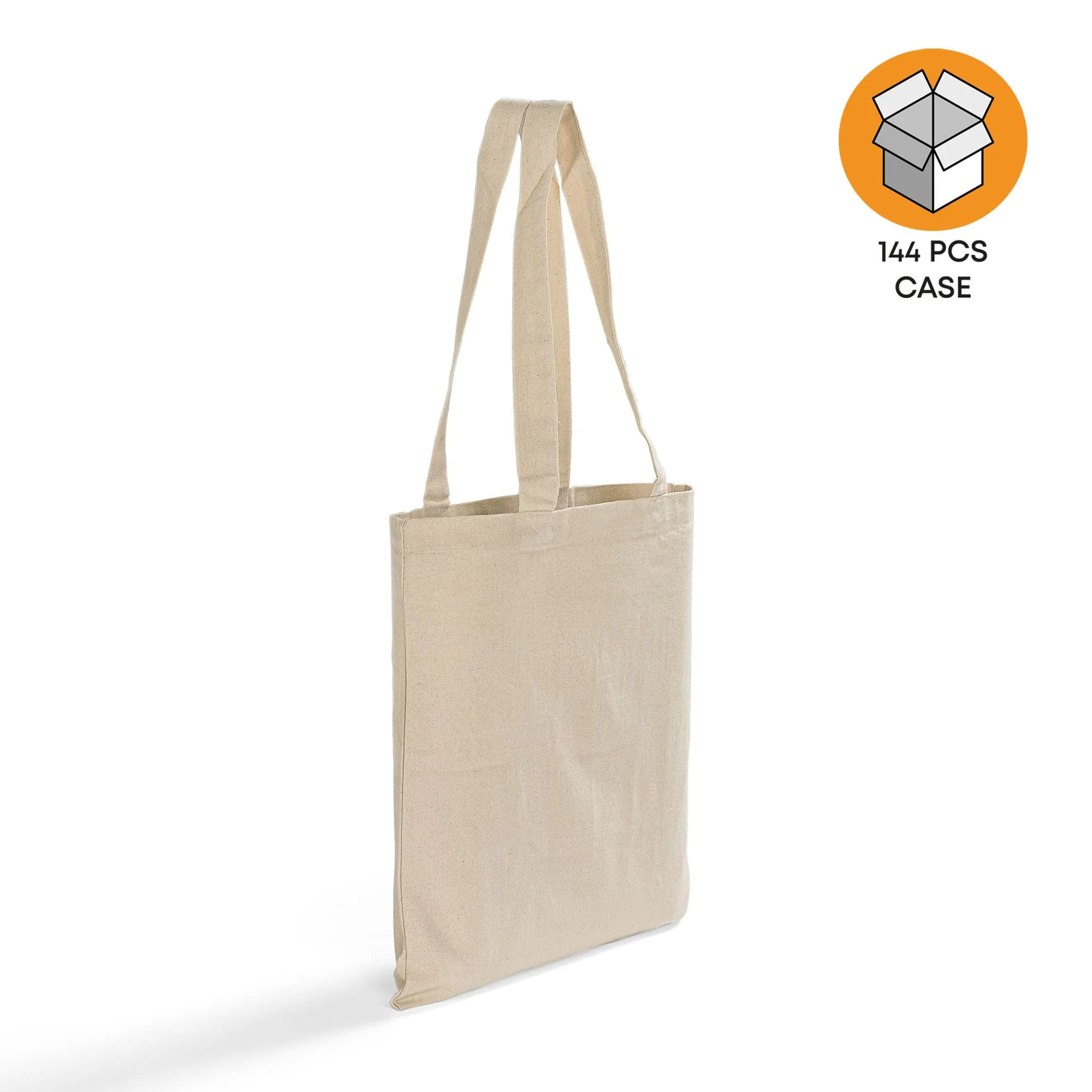 144 ct Eco-Friendly Canvas Convention Wholesale Tote Bags - By Case