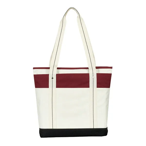 17"W x 15"H Hamptons Getaway Tote Bags (Q238311)