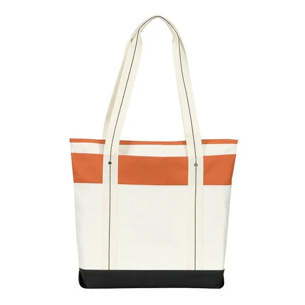 17"W x 15"H Hamptons Getaway Tote Bags (Q238311)