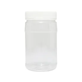 350ml PET Plastic Honey Jar Bottle with Screw-on Lid 10pack