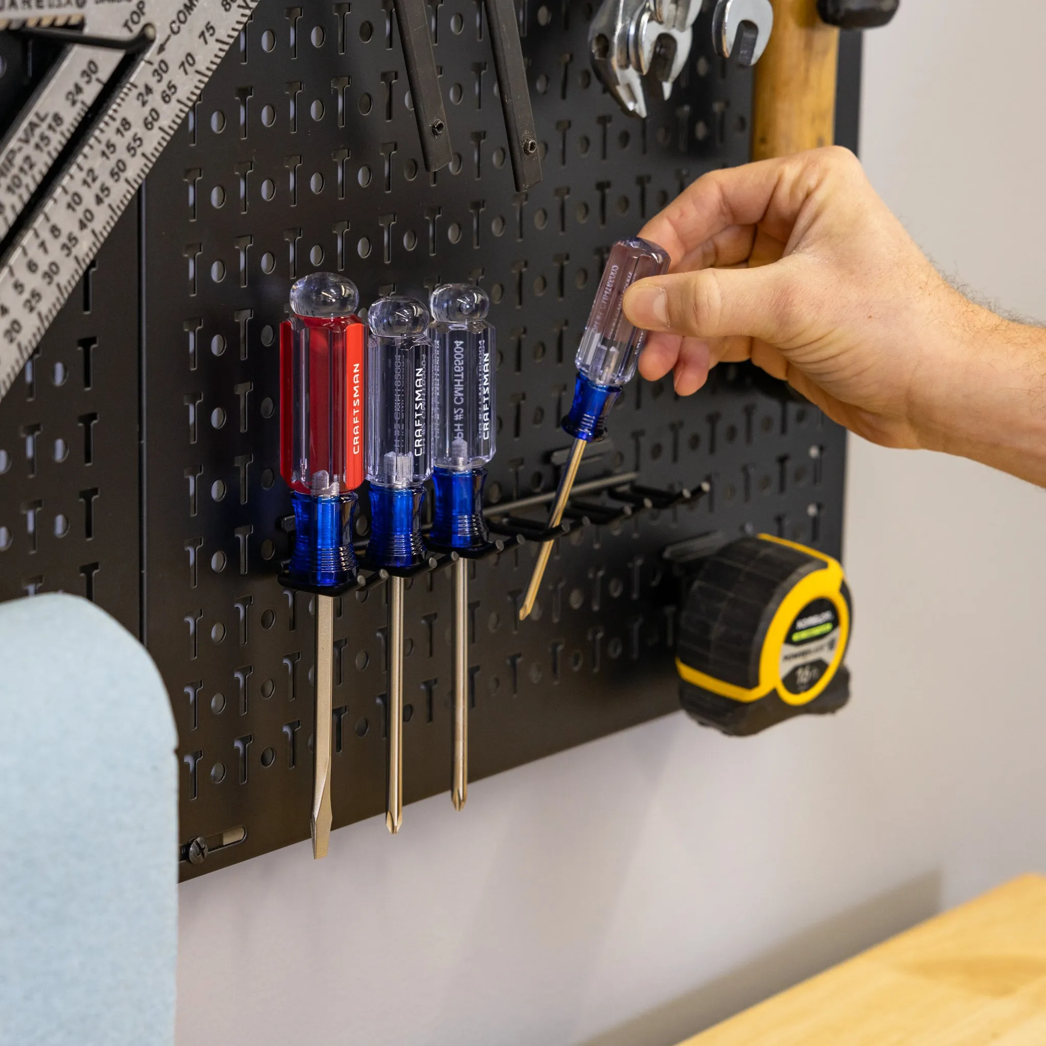 51" x 32" Pristine Pegboard |20 Attachments