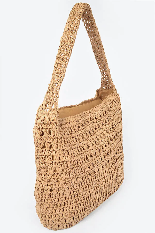 8211 Ivory Oversized Shoulder Bag - Pack of 3