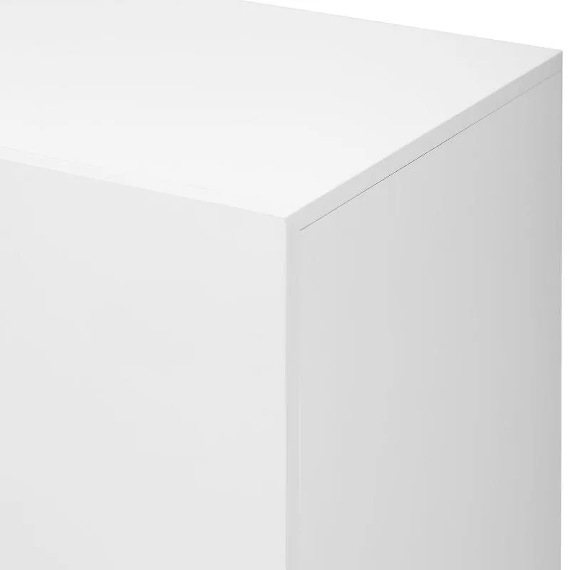 A Glossy Finish Light Luxury Storage Cabinet