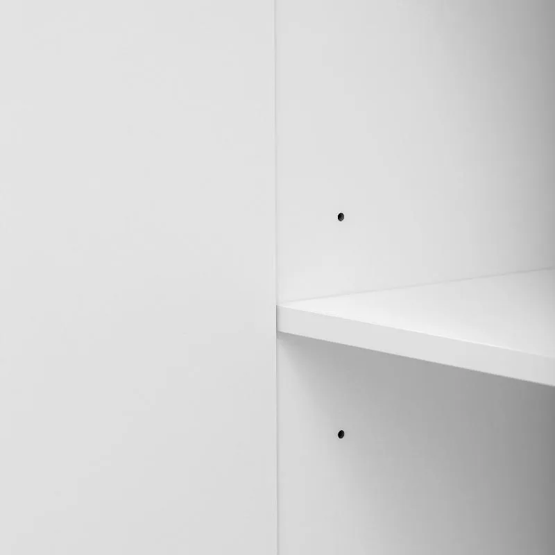 A Glossy Finish Light Luxury Storage Cabinet