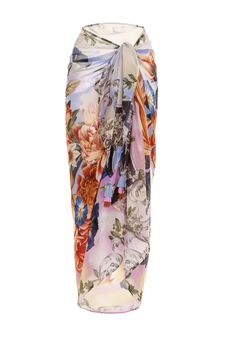 Agua Bendita Marine Numen Sarong Cover Up