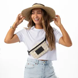 ALOHA Collection Palaka Mini Hip Pack - Macadamia