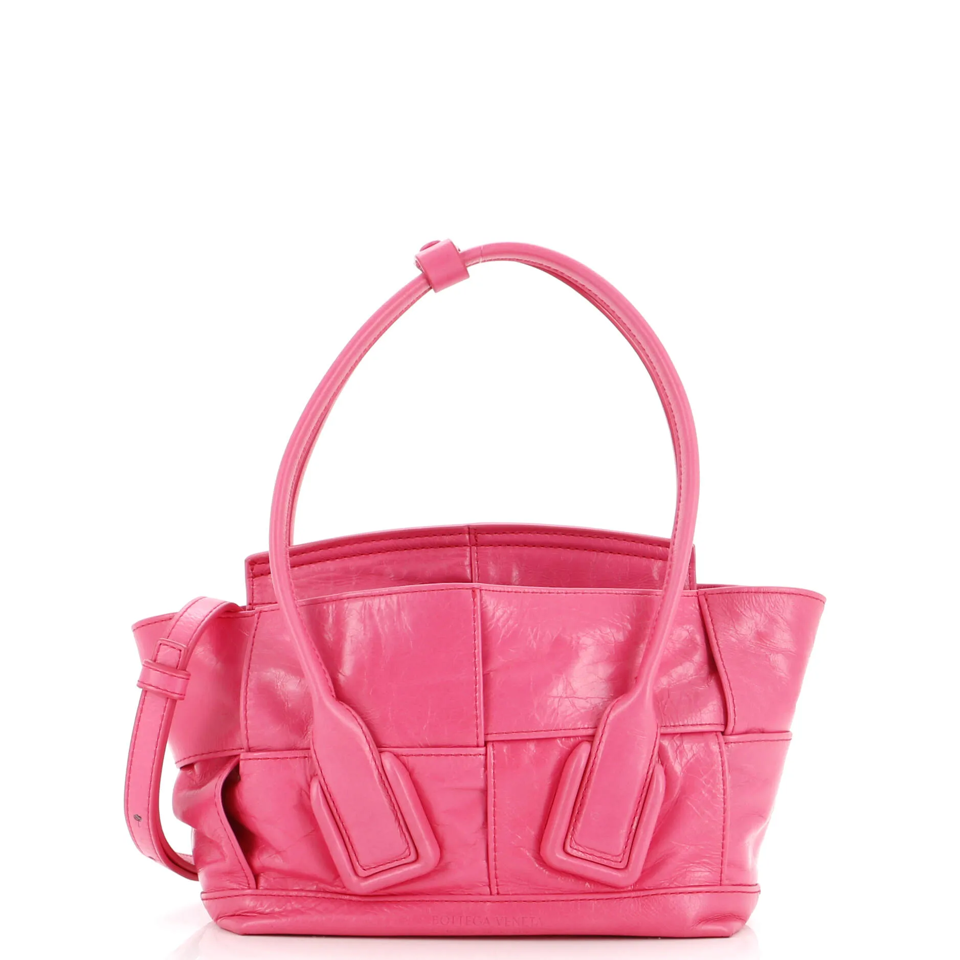 Arco Bag Maxi Intrecciato Leather Mini