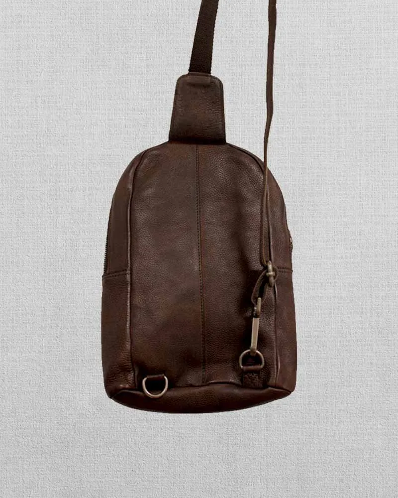 Austin Full-Grain Leather Sling