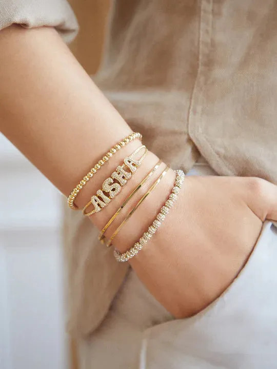 Baublebar Mary Bracelet - Gold/Pavé