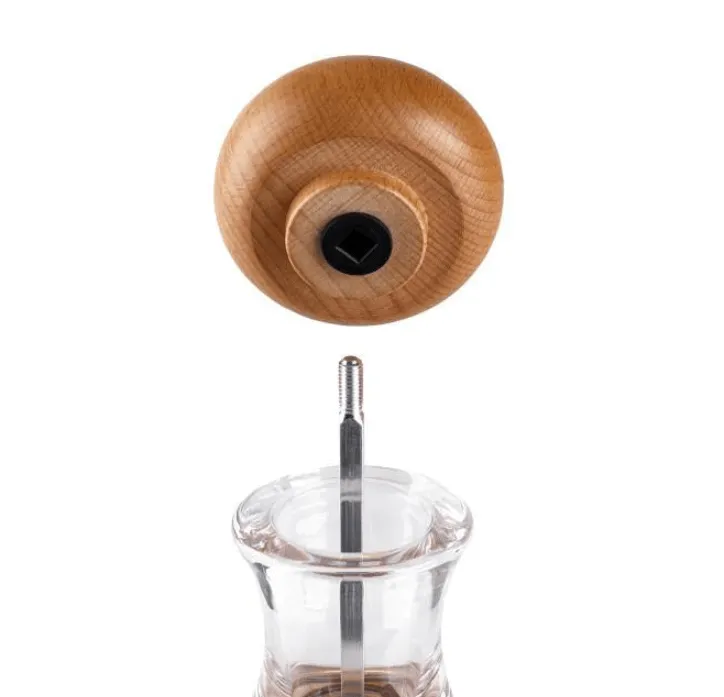 Beech Wood & Acrylic Salt & Pepper Mill Set by Cole & Mason