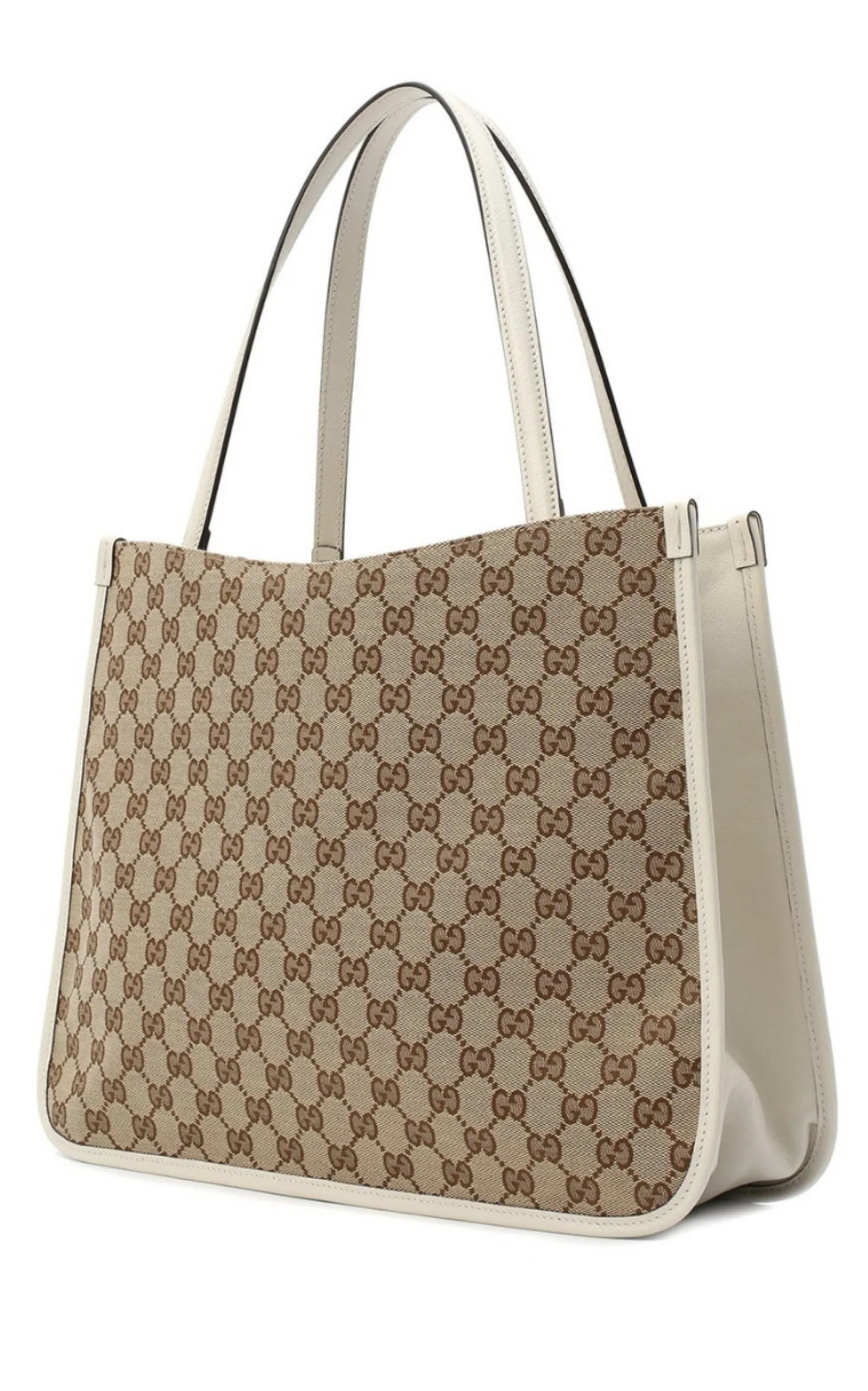 Beige 1955 Horsebit Medium Tote Bag