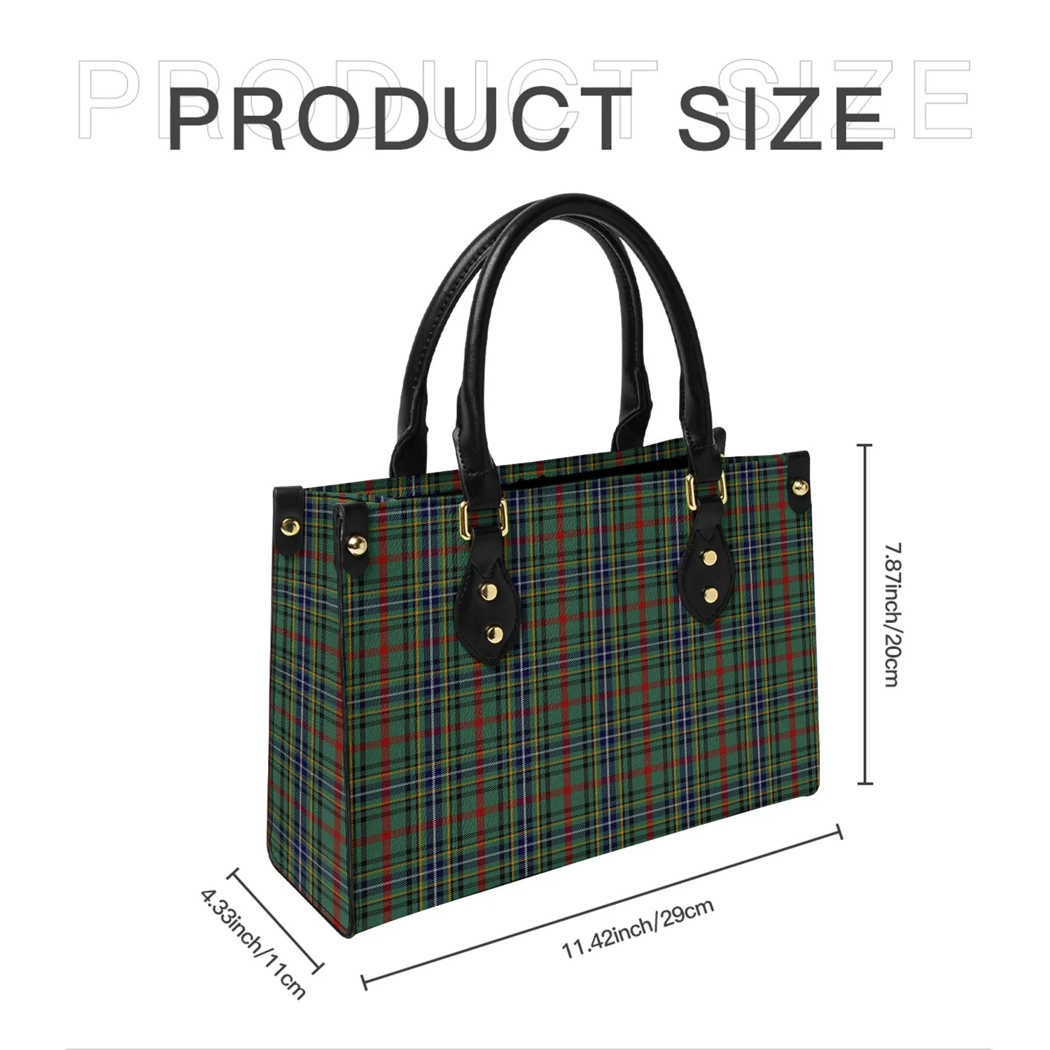 Bisset Tartan Leather Bag