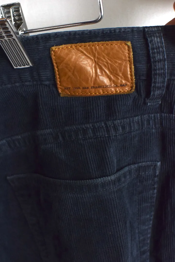 Black Corduroy Gap Brand Pants