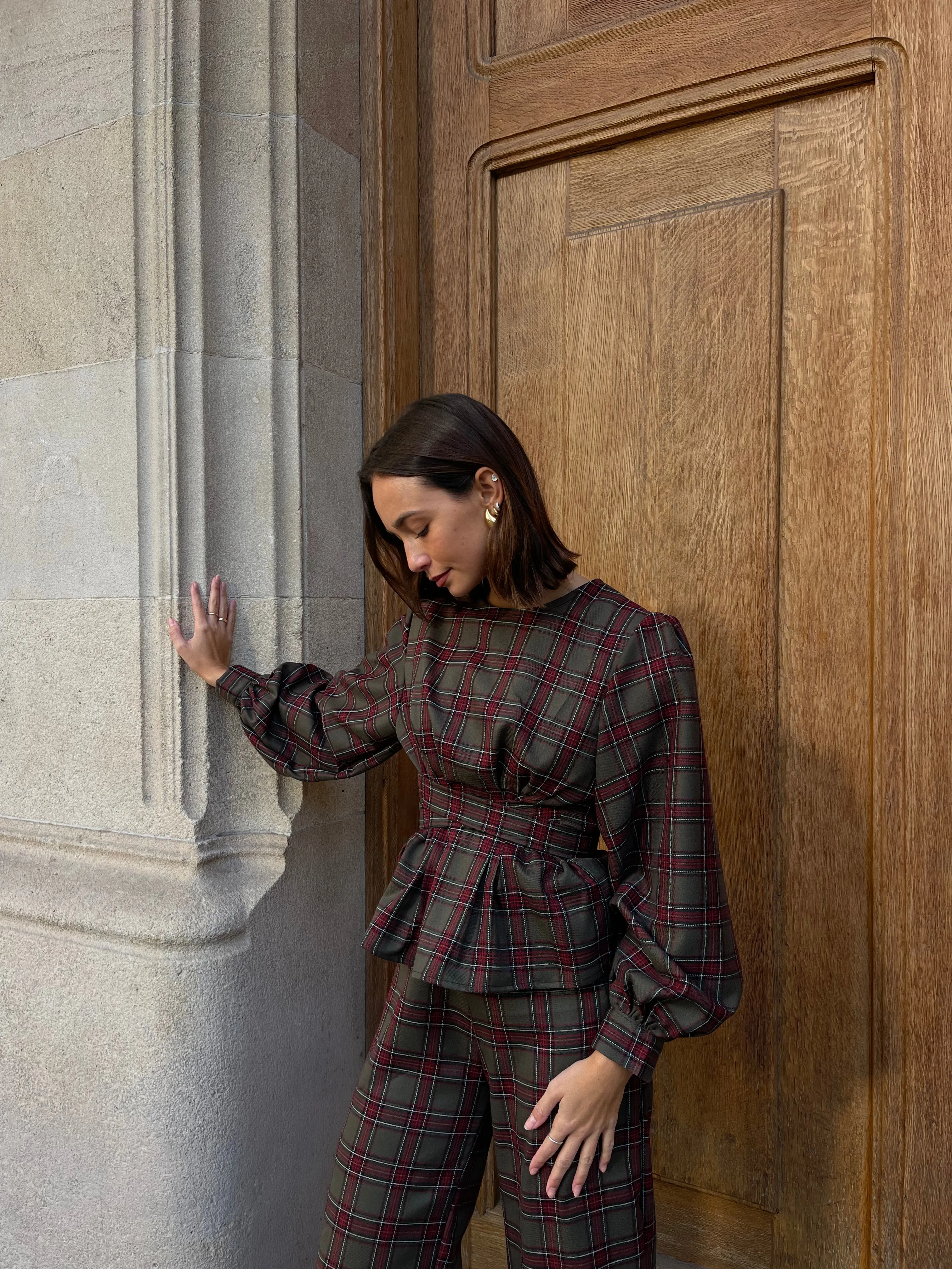 Blouse Celine Burgandy