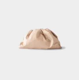BOTTEGA VENETA - BEIGE CALFSKIN POUCH BAG
