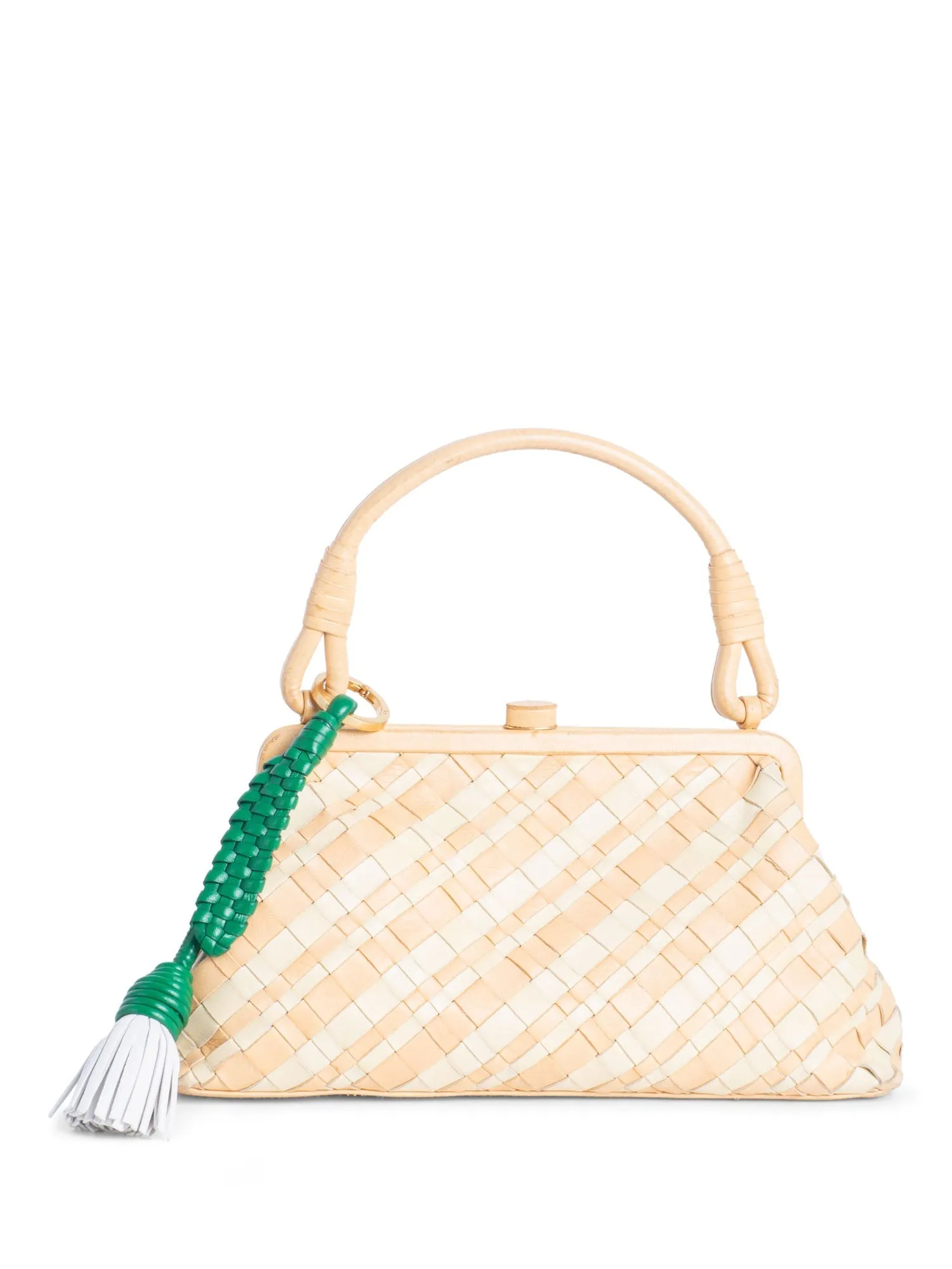 Bottega Veneta Intrecciato Leather Top Handle Bag