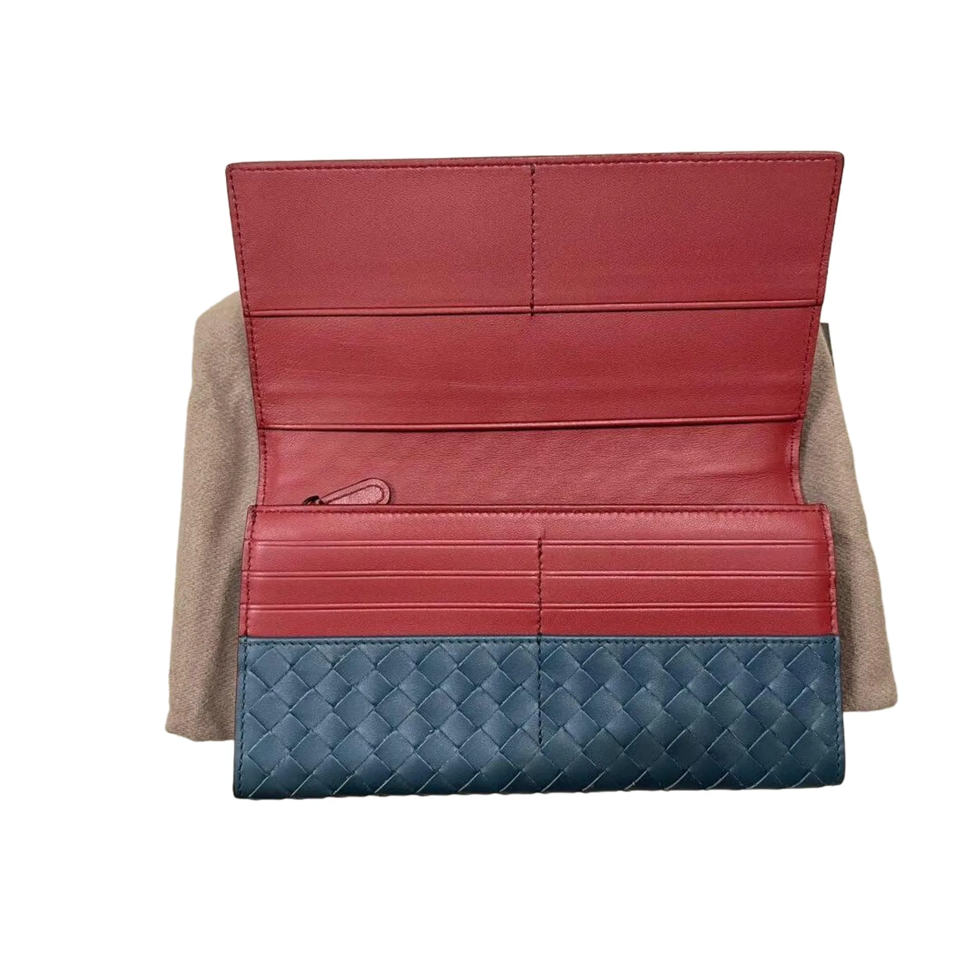 Bottega Veneta Intrecciato Long Leather Wallet