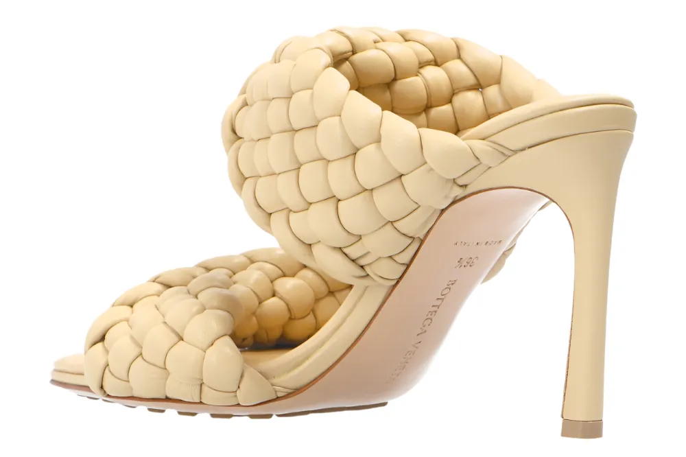 Bottega Veneta New Women's Shoes Intreccio Twist Weave In Beige