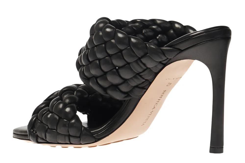 Bottega Veneta New Women's Shoes Intreccio Twist Weave In Black