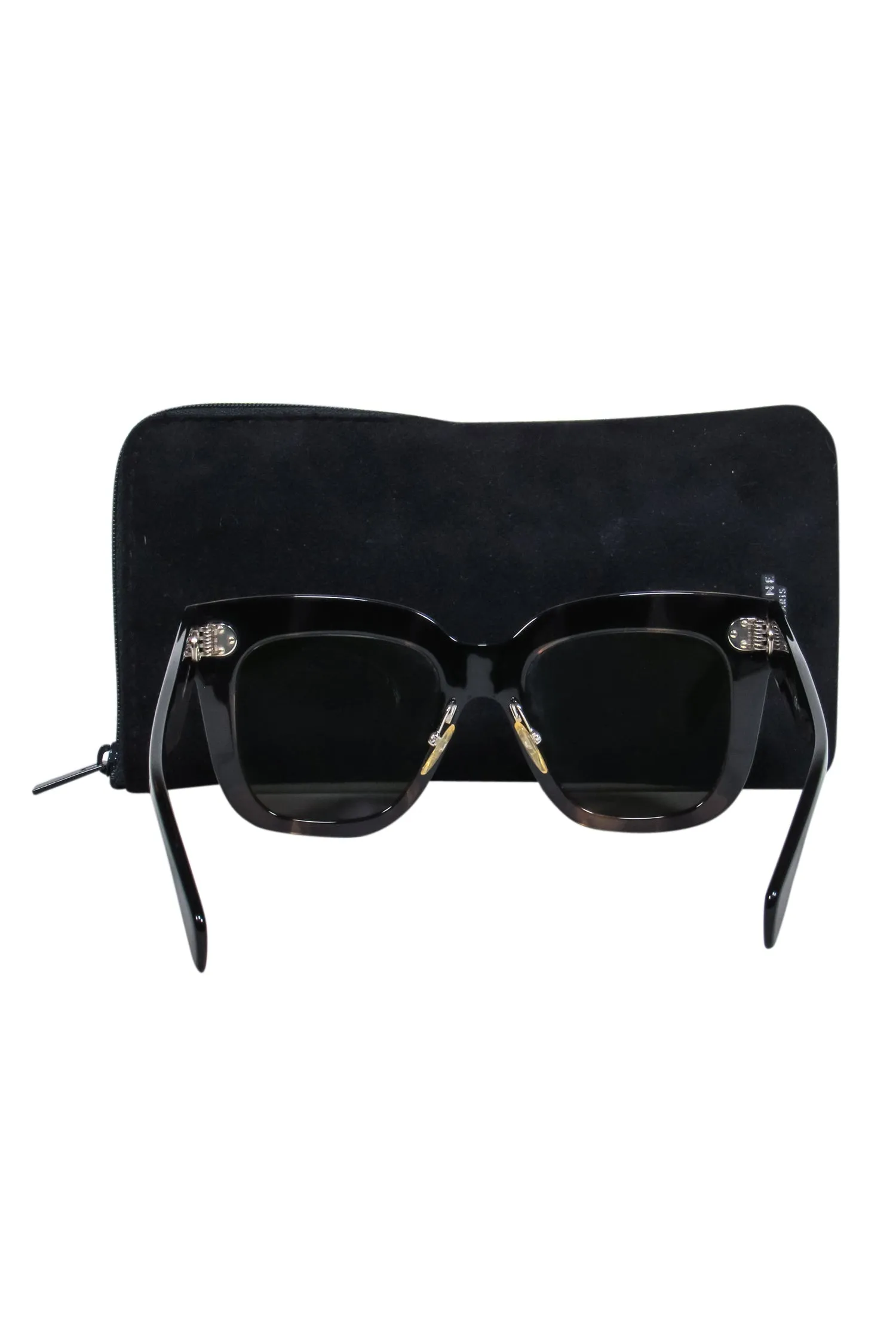 Celine - Brown Tortoise Large Square Sunglasses