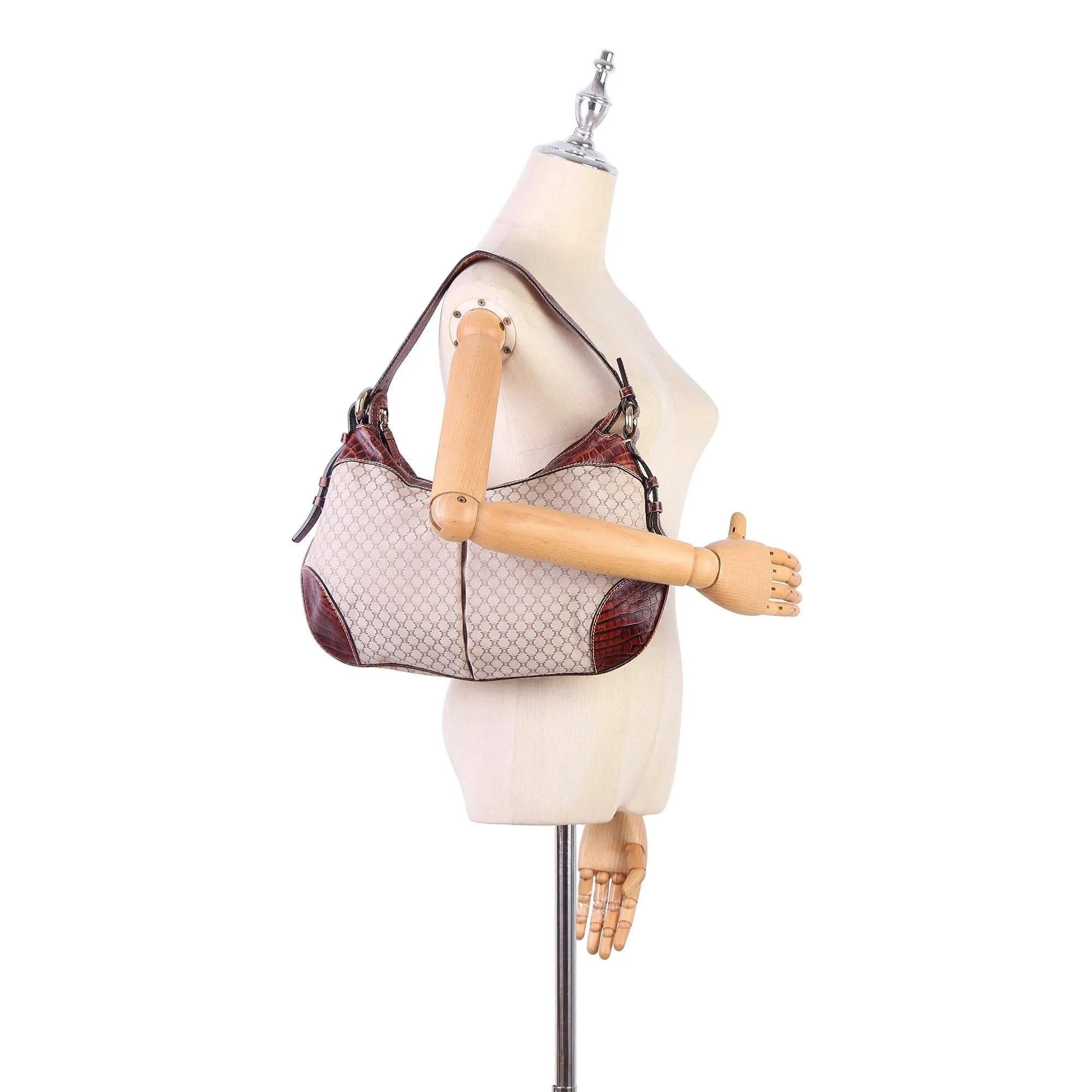 Celine Macadam Canvas Shoulder Bag (SHG-DnqxaO)