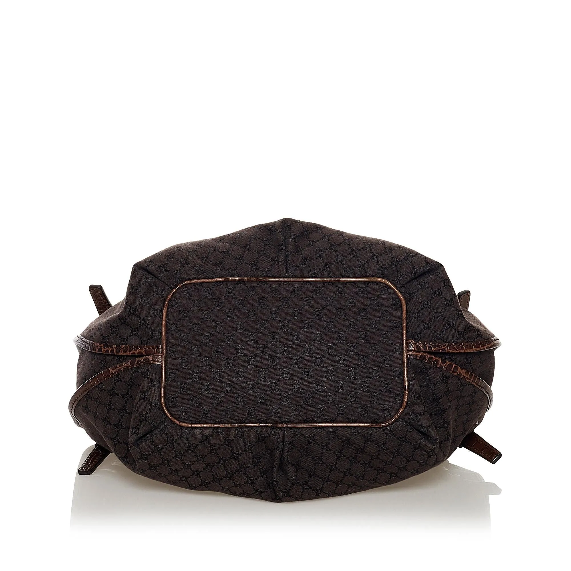 Celine Medium Macadam Bittersweet Canvas Handbag