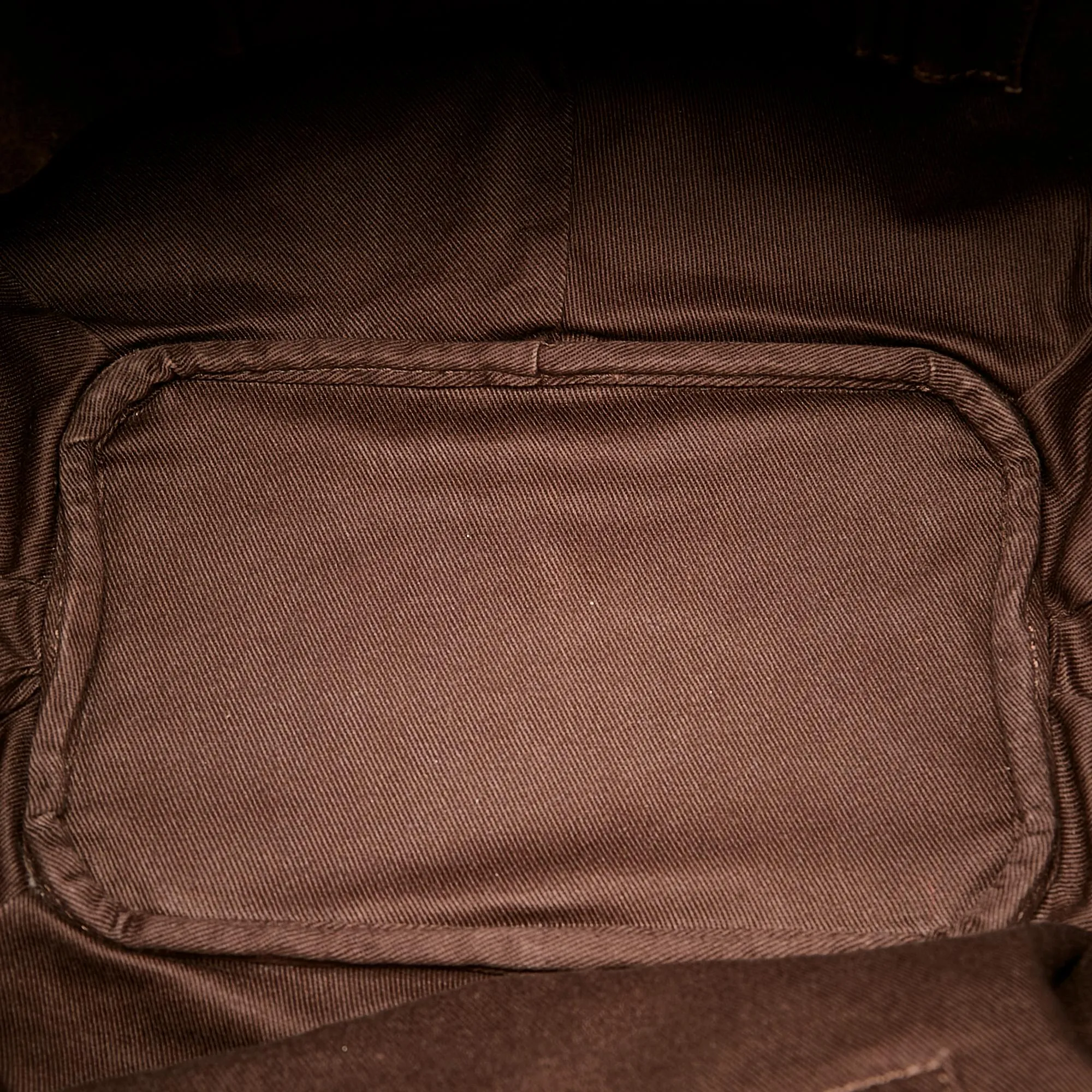 Celine Medium Macadam Bittersweet Canvas Handbag