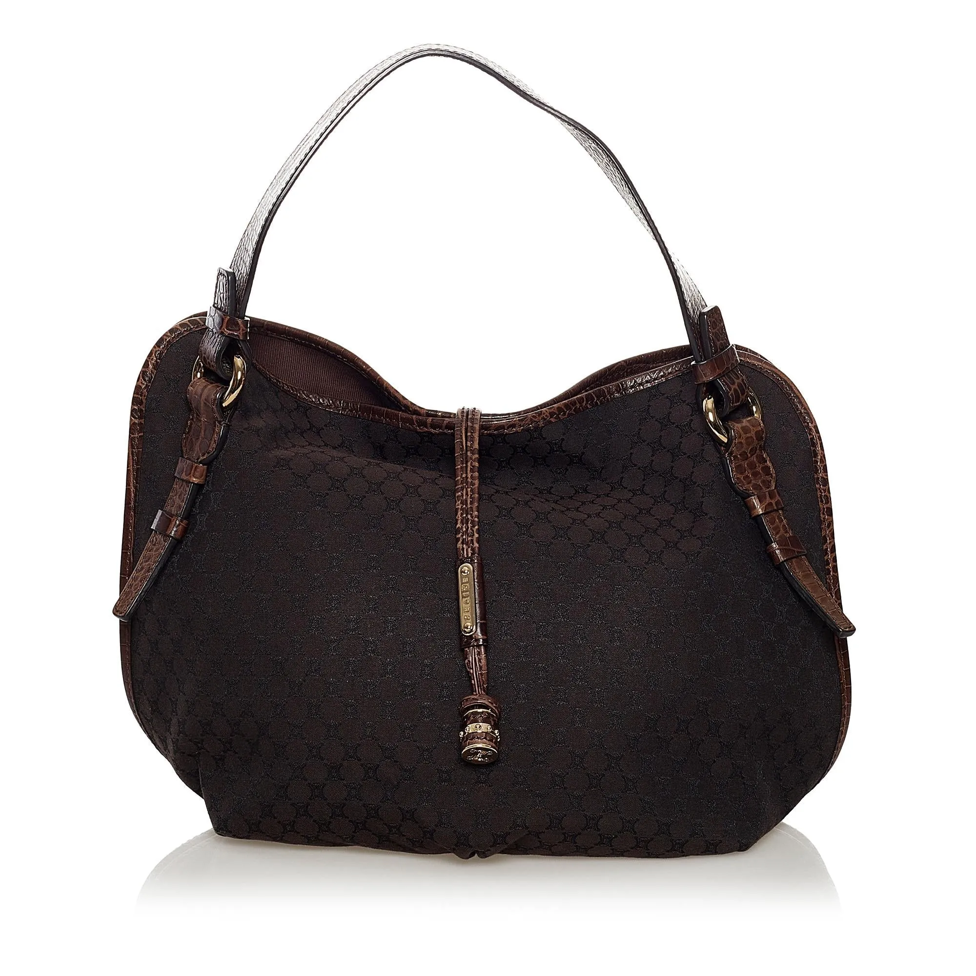 Celine Medium Macadam Bittersweet Canvas Handbag