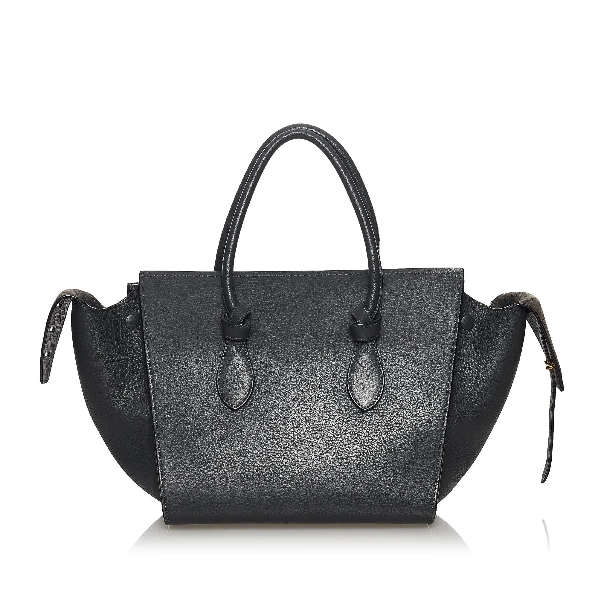 Celine Tie Tote Leather Handbag (SHG-31089)