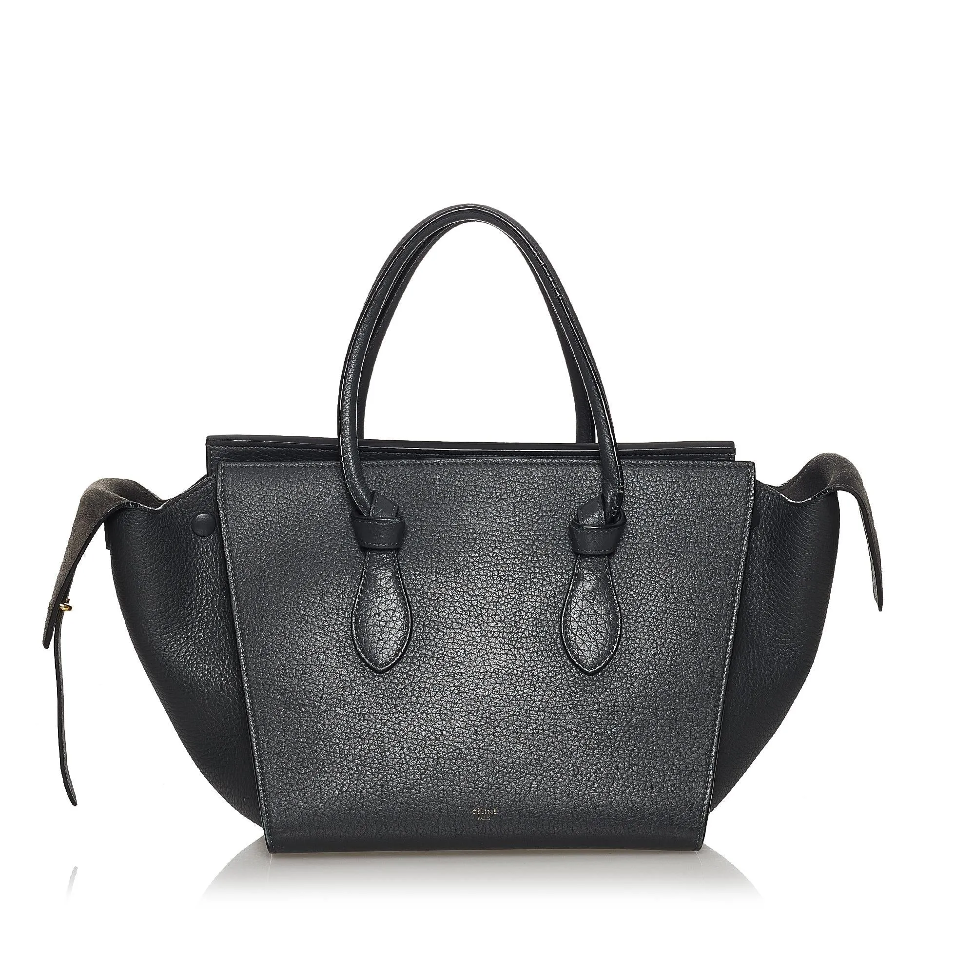 Celine Tie Tote Leather Handbag (SHG-31089)