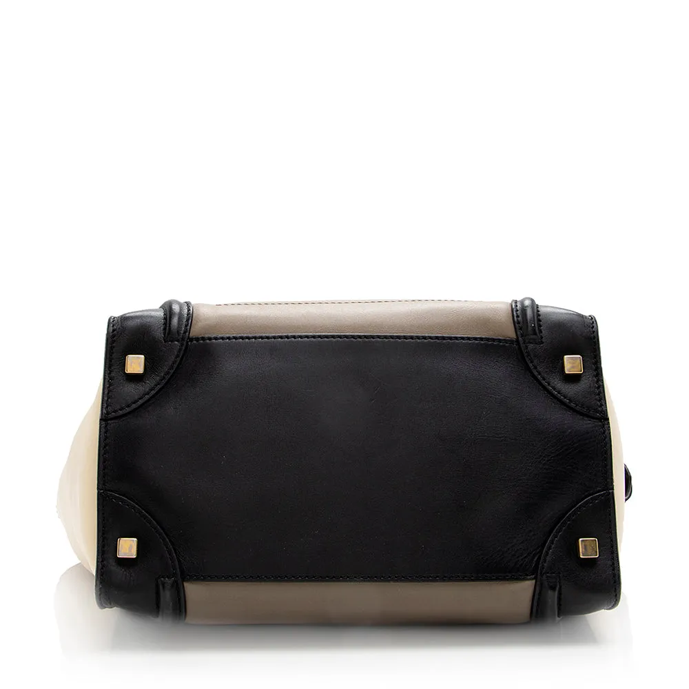 Celine Tricolor Calfskin Mini Luggage Tote - FINAL SALE