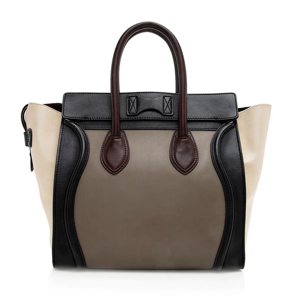 Celine Tricolor Calfskin Mini Luggage Tote - FINAL SALE