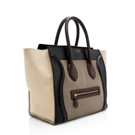 Celine Tricolor Calfskin Mini Luggage Tote - FINAL SALE