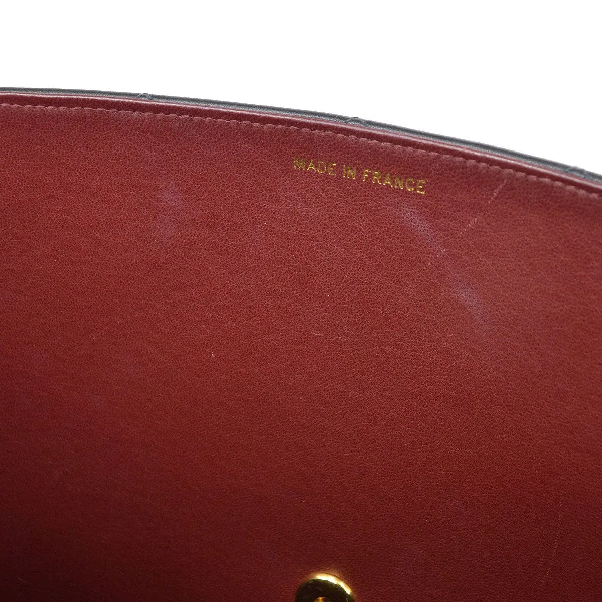 CHANEL 1991-1994 Quilted CC Flap Maxi Black Lambskin 72350