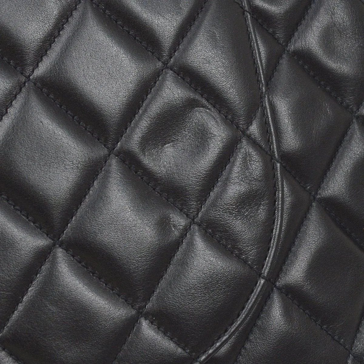 CHANEL 1994-1996 Classic Flap Maxi Black Lambskin 70770