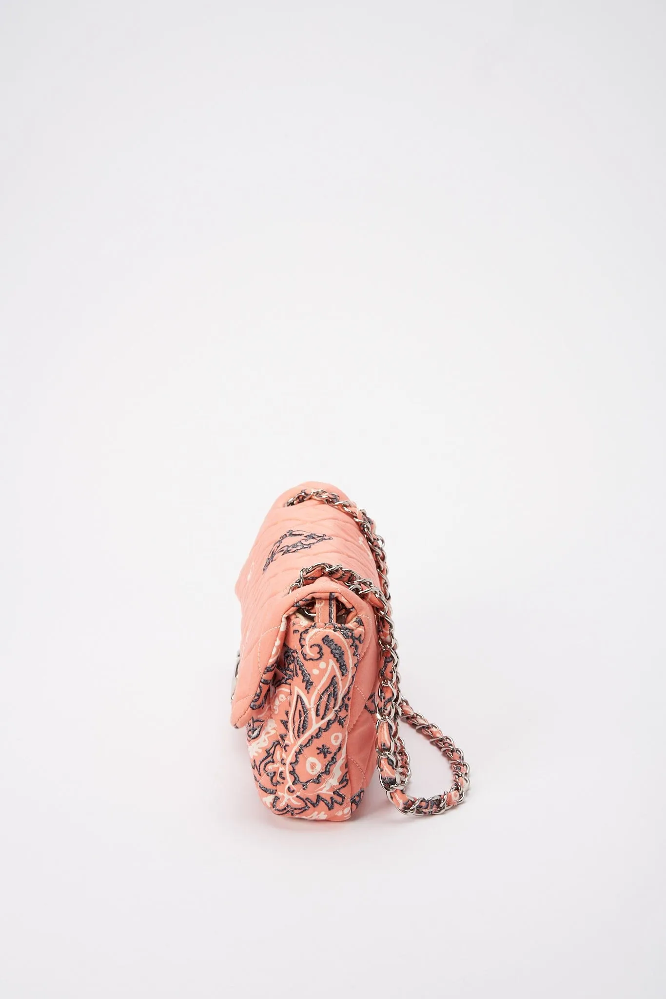 Chanel Bandana Paisley Print Cotton Flap Bag