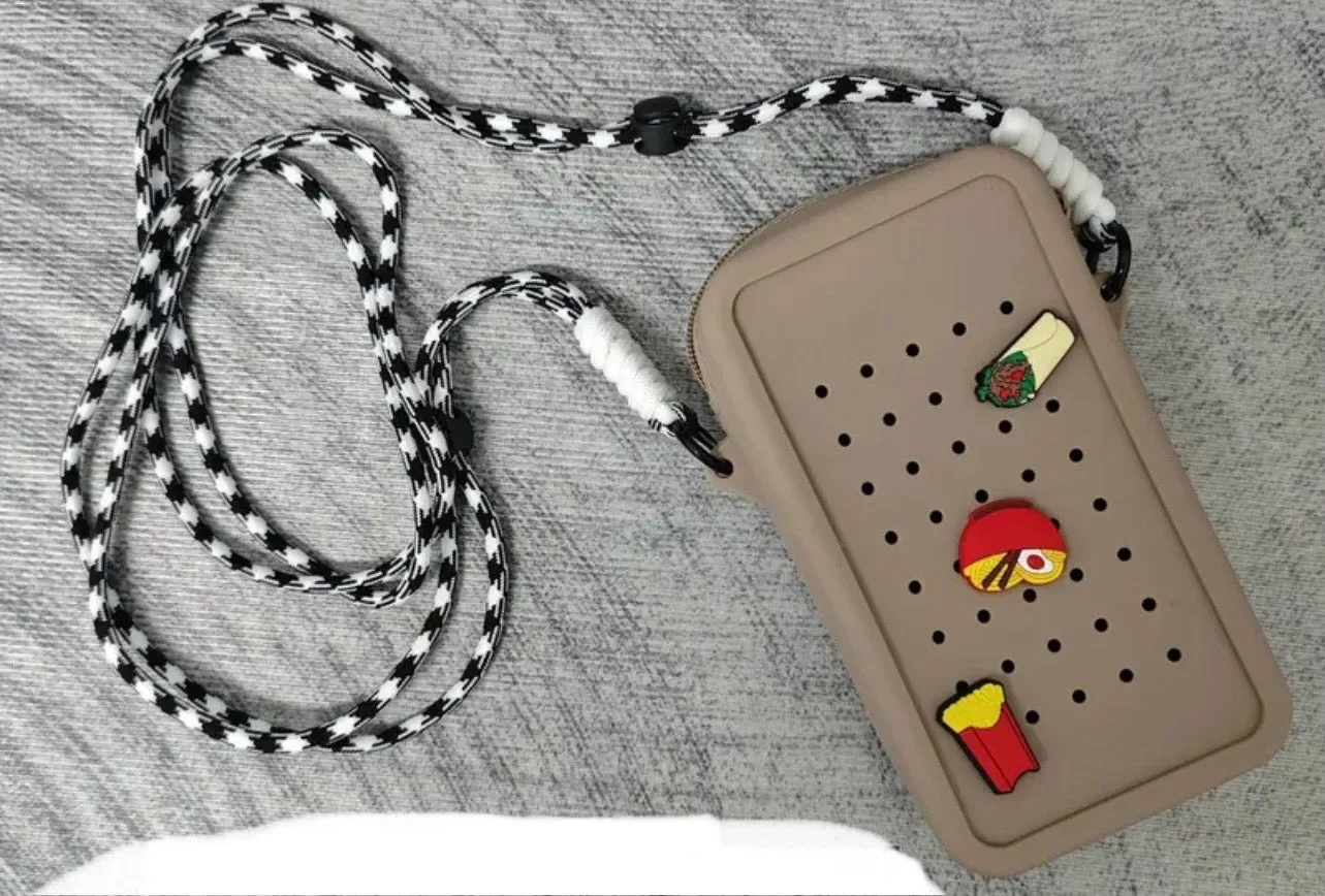 Chic Silicone Crocodile Charm Crossbody
