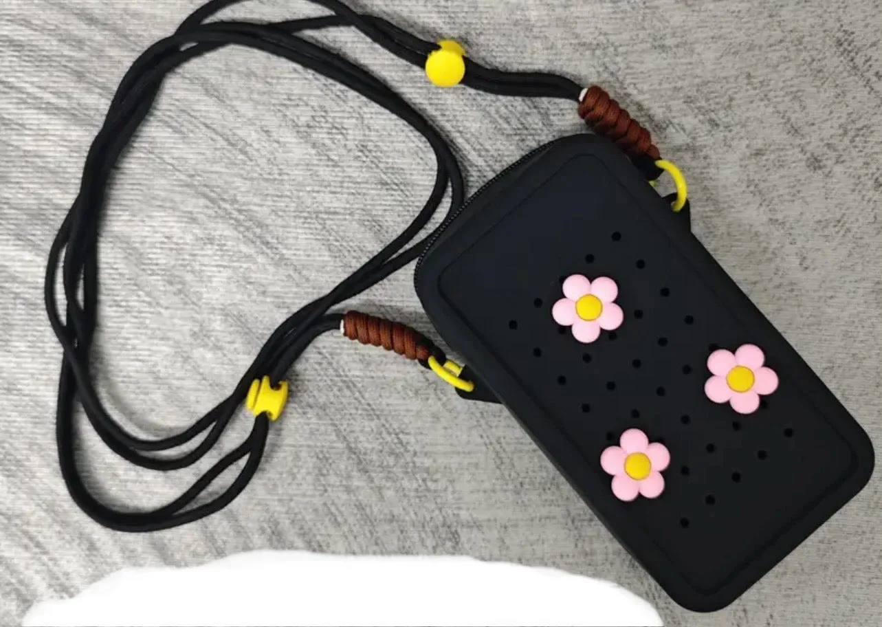 Chic Silicone Crocodile Charm Crossbody