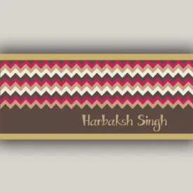 Colorful Chevron Desk Organizer