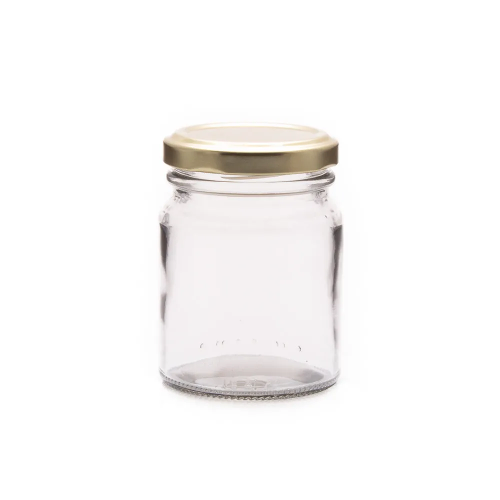 Consol 125ml Glass Jar Curved Spread Each BN0081
