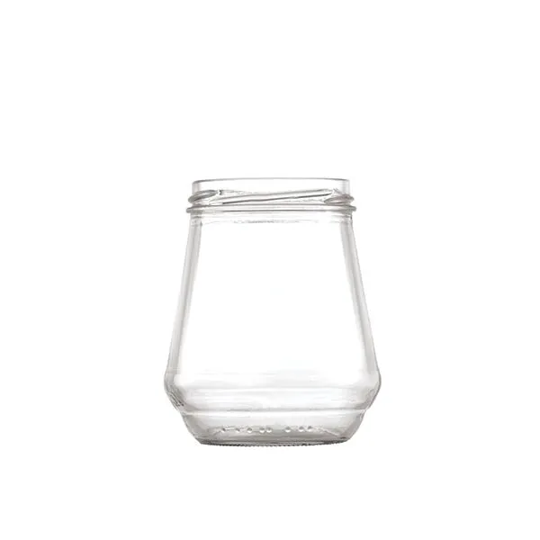 Consol 375ml Glass Jar Conical Gold Cap - BN0344