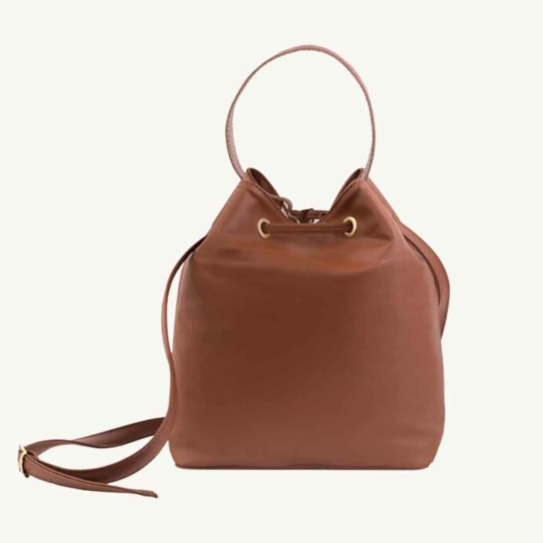 Crossbody Bucket Bag Vegan