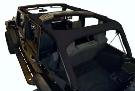 DIRTYDOG4x4 Replacement Roll Bar Cover in Black for 07-18 Jeep Wrangler JK & JK Unlimited