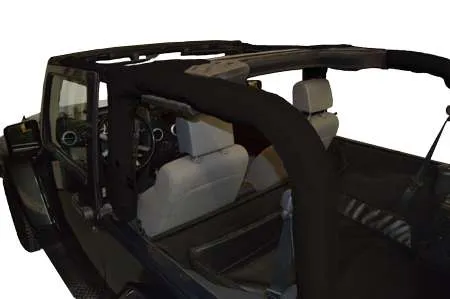 DIRTYDOG4x4 Replacement Roll Bar Cover in Black for 07-18 Jeep Wrangler JK & JK Unlimited