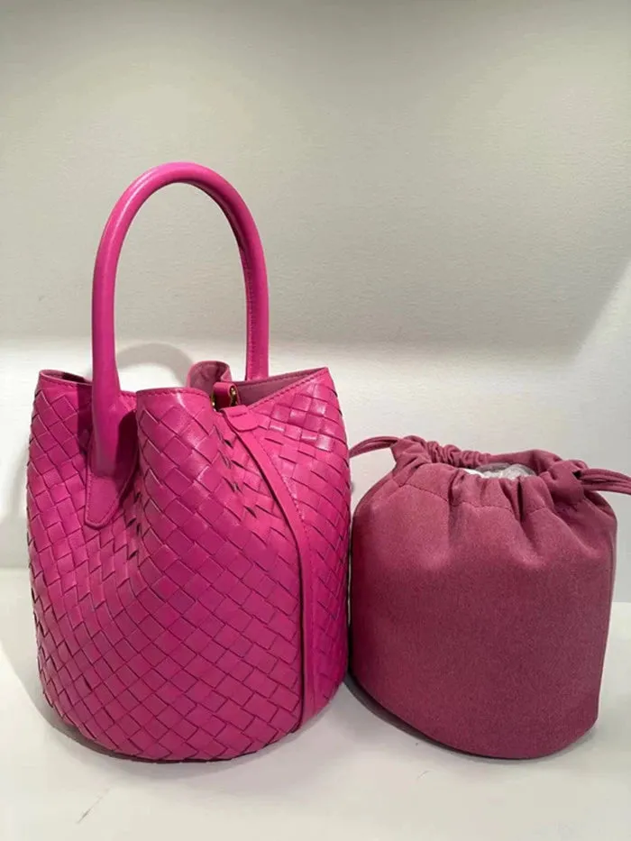Fashion Handmade Large Capacity Shoulder Leather Women Bag
