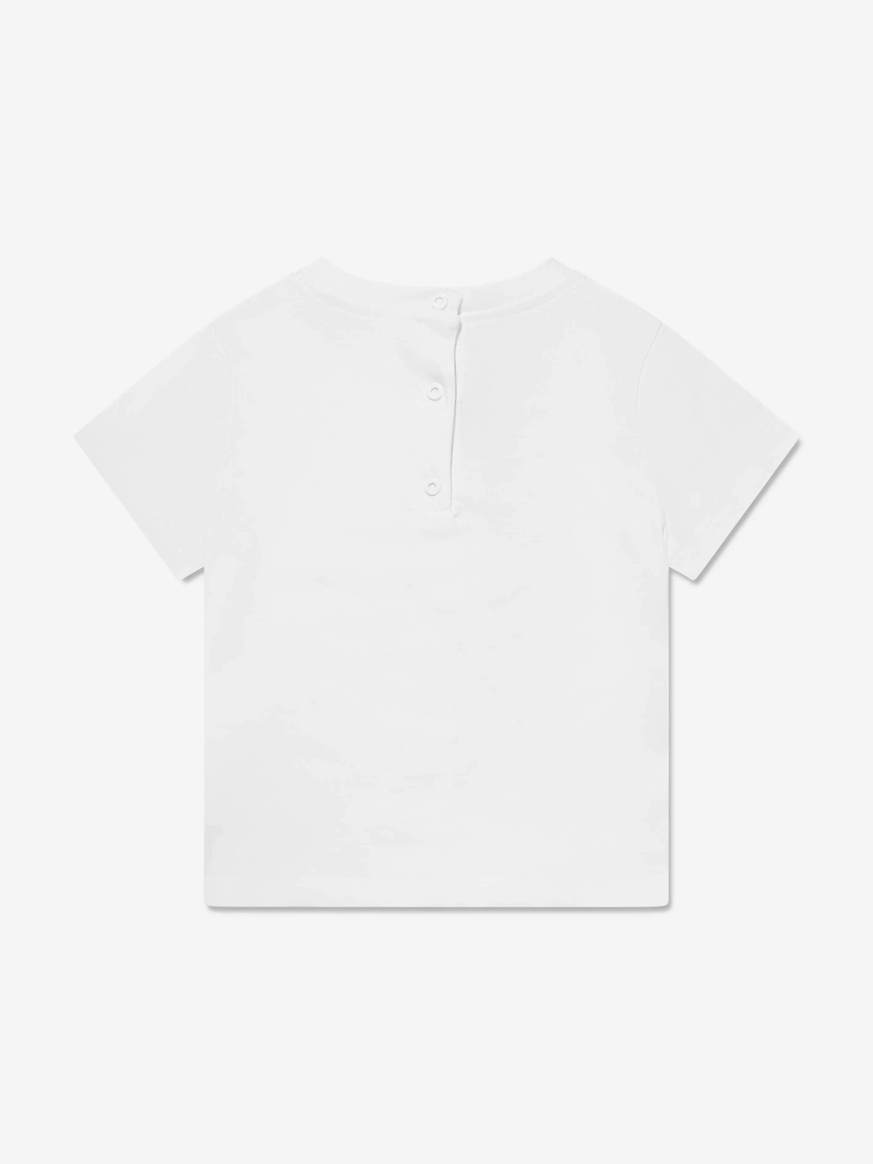 Fendi Baby Logo Patch T-Shirt in White