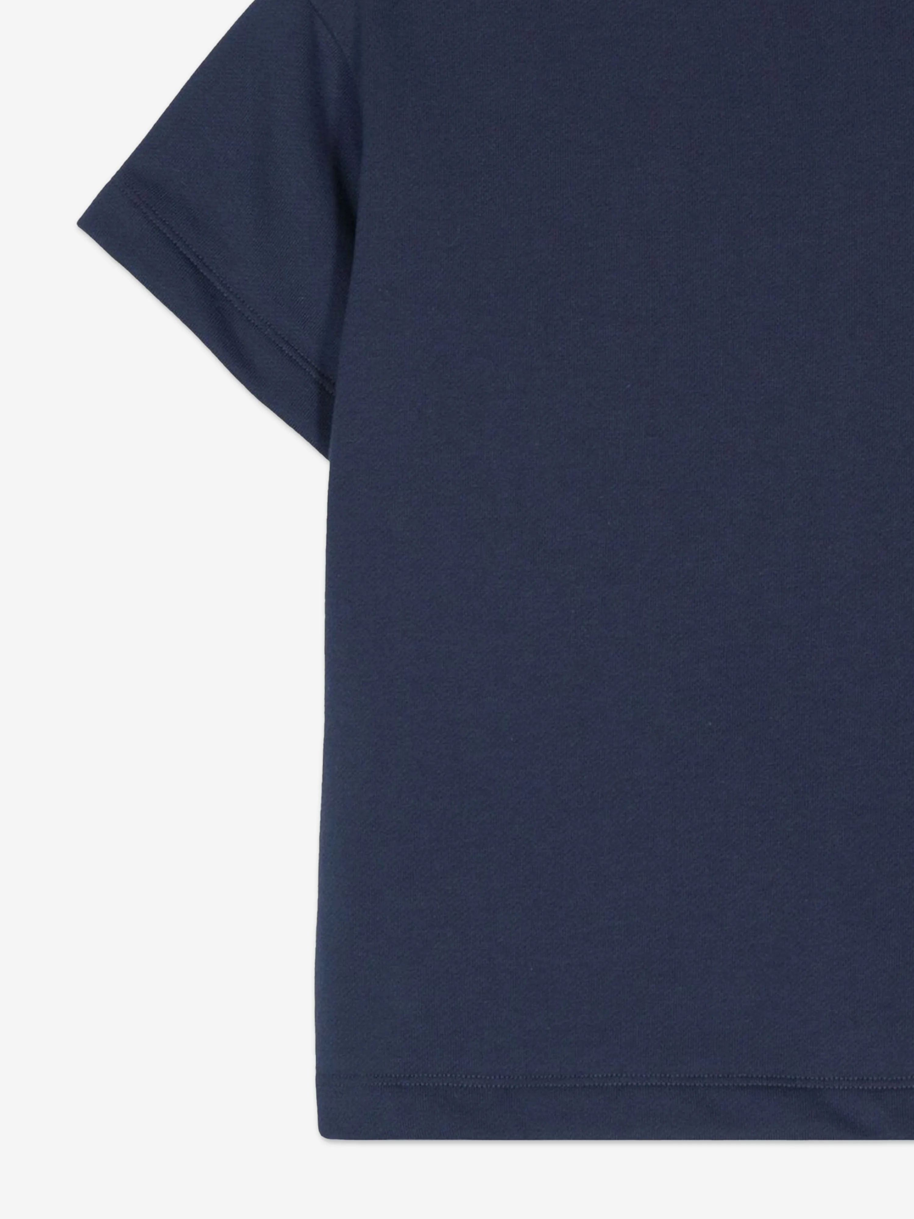Fendi Kids Crest Logo T-Shirt in Navy