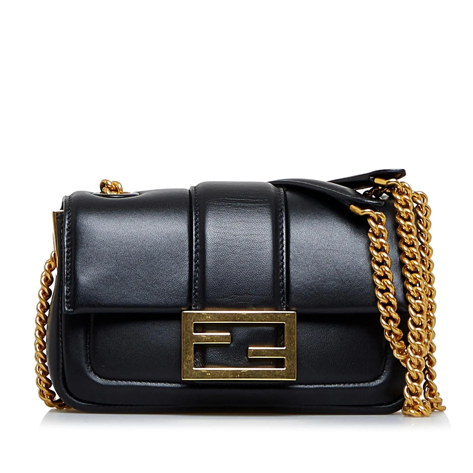 Fendi Mini Baguette Chain Bag (SHG-oIRSHU)